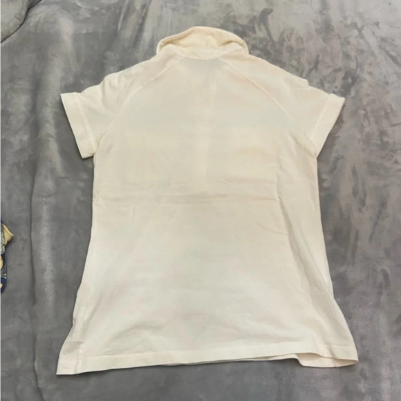 Theory Cream Short Sleeve Polo Shirt  21270 - Picture 8 of 9